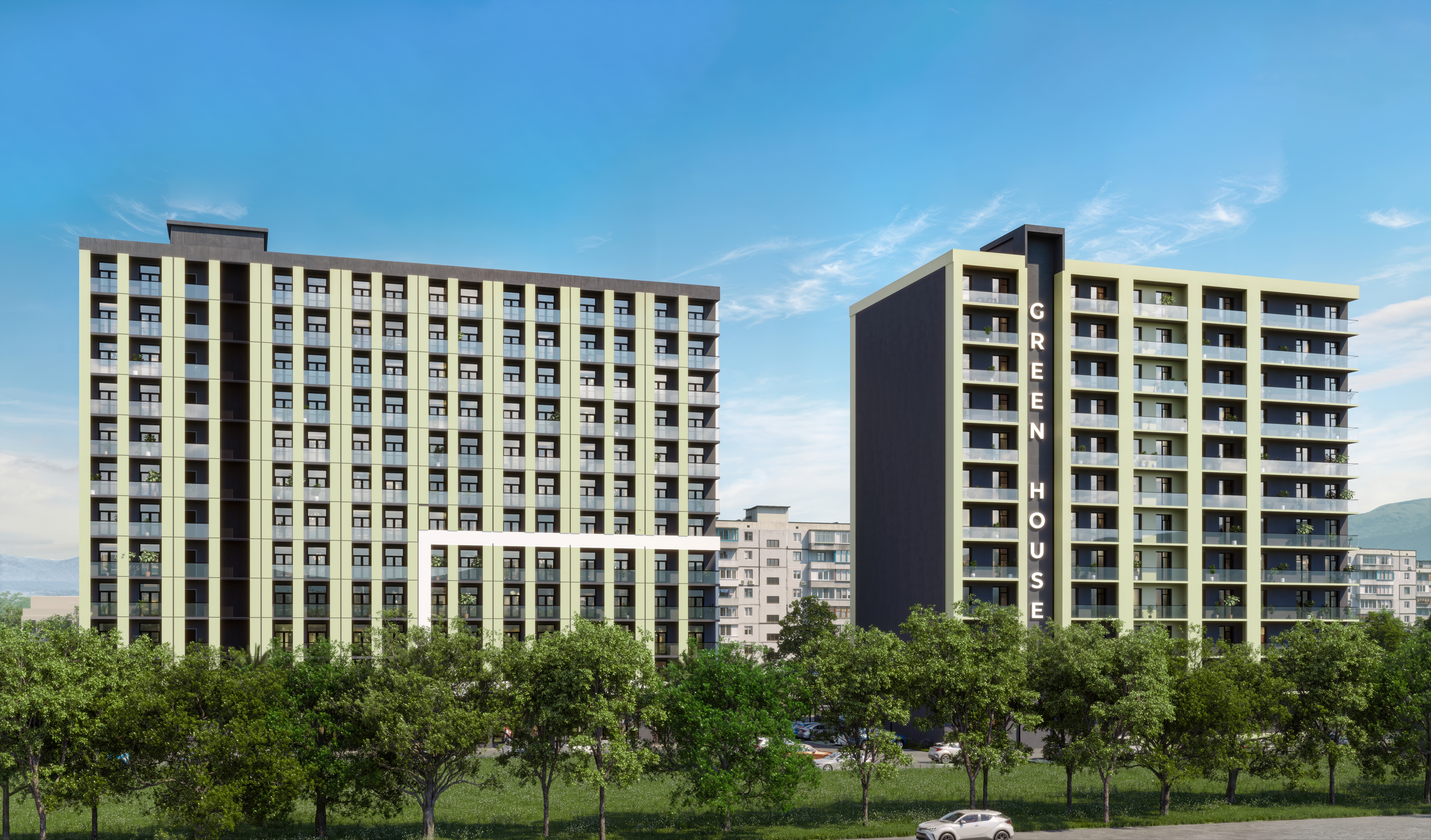 Green House Rustavi - Sales Office and Contact Information